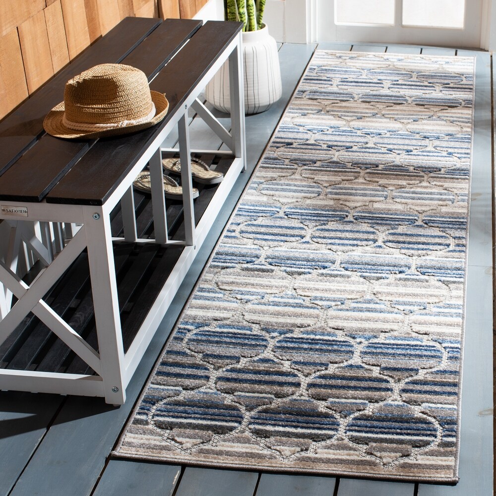 SAFAVIEH Cabana Nilgun Indoor/ Outdoor Waterproof Patio Trellis Rug