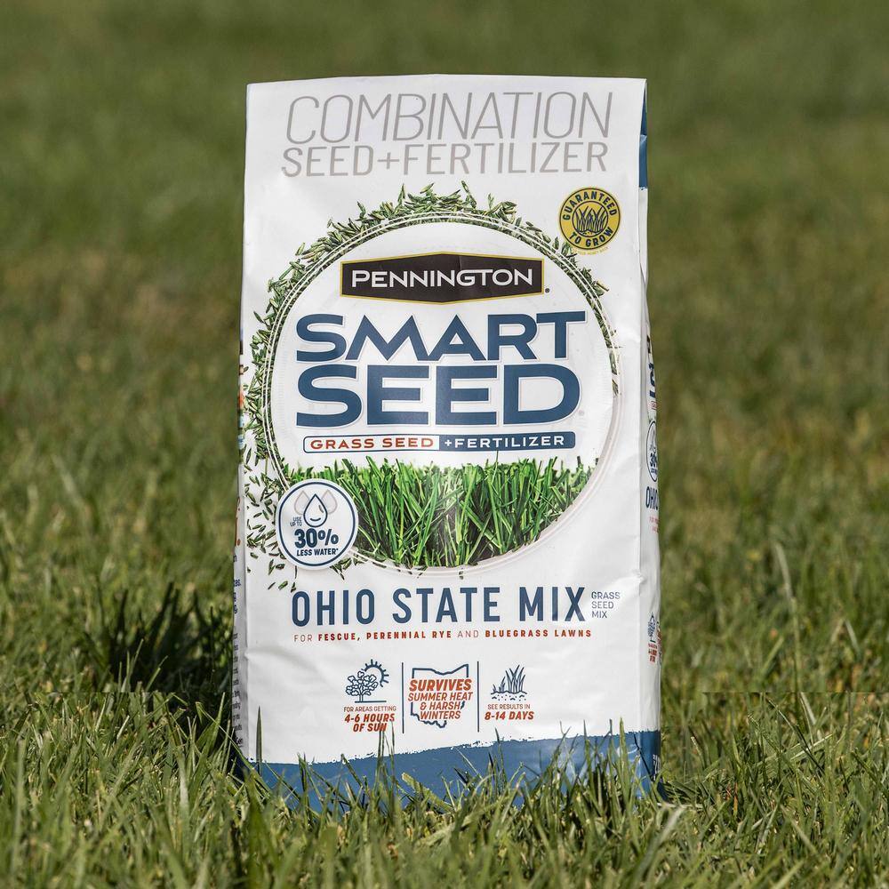 Pennington Smart Seed 20 lbs. Ohio State Grass Seed and Fertilizer 100543711