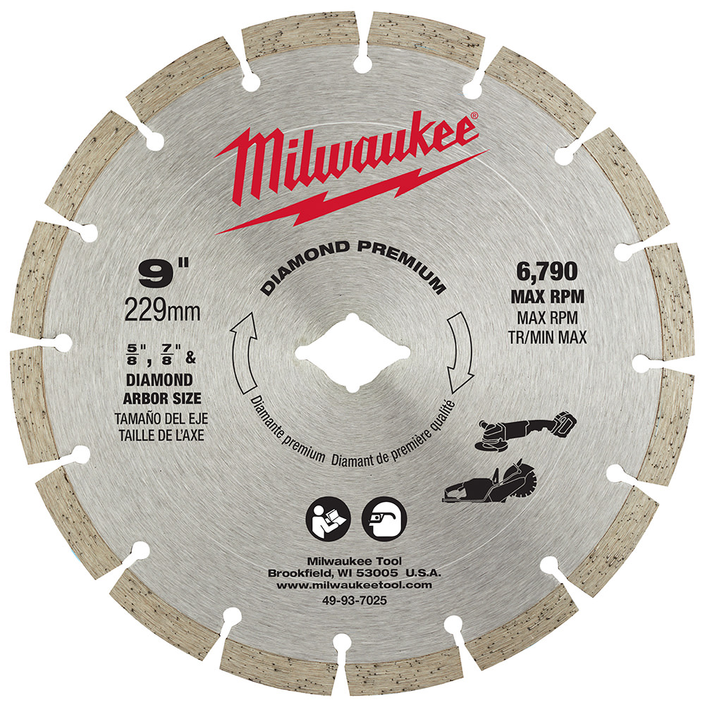 Milwaukee 9 Diamond Premium Segmented Blade 49-93-7025 from Milwaukee