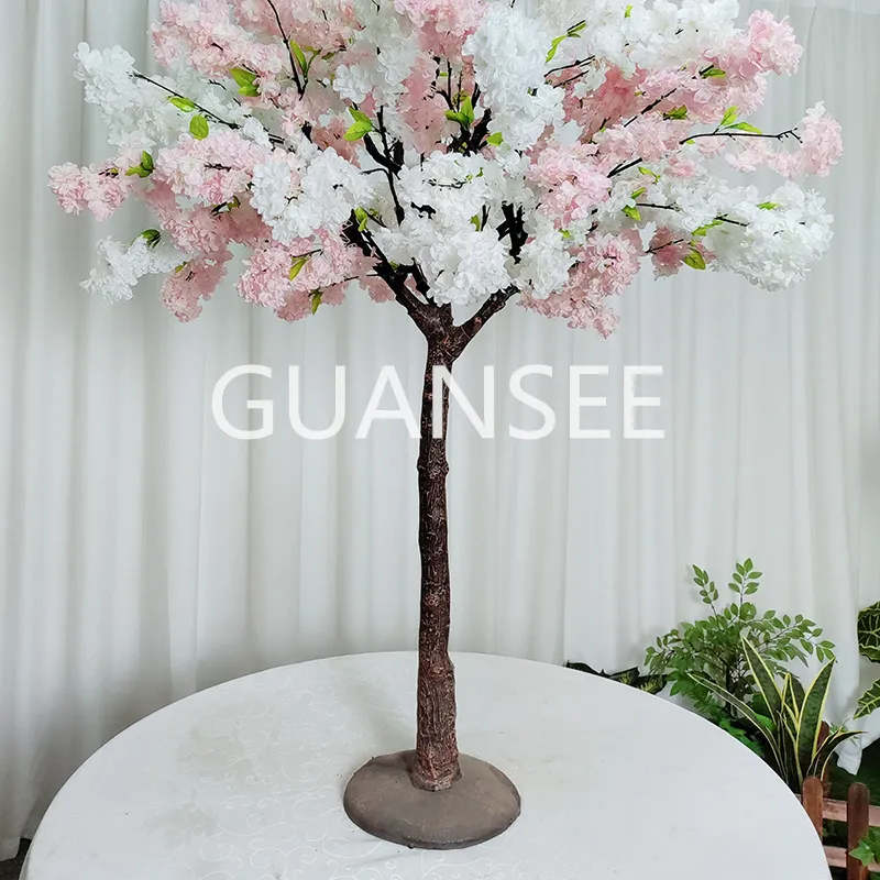 Wedding indoor decoration wedding centerpieces artificial flowers artificial plant artificial cherry tree for table tree