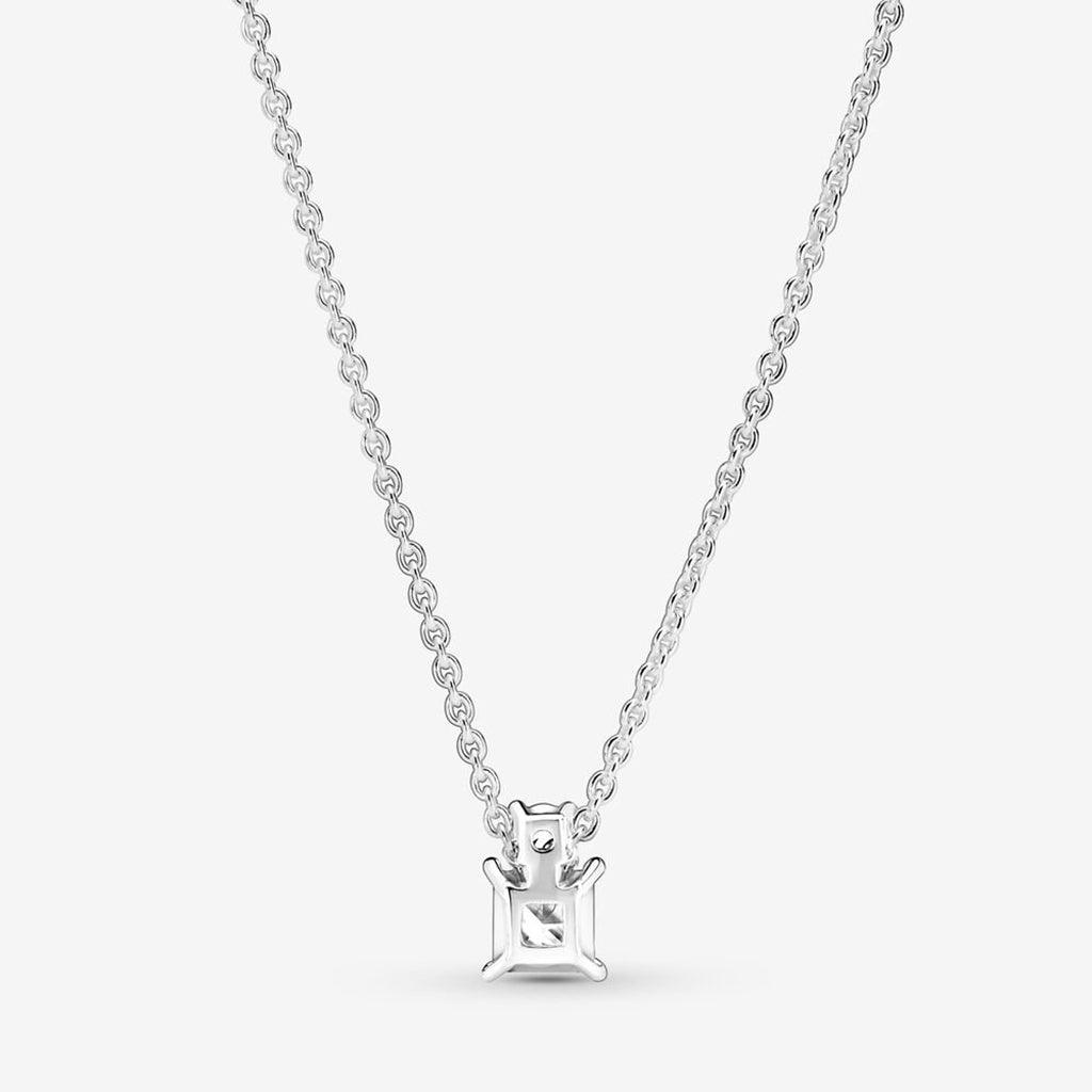 PANDORA  Sparkling Collier Round & Square Pendant Necklace - 17.7