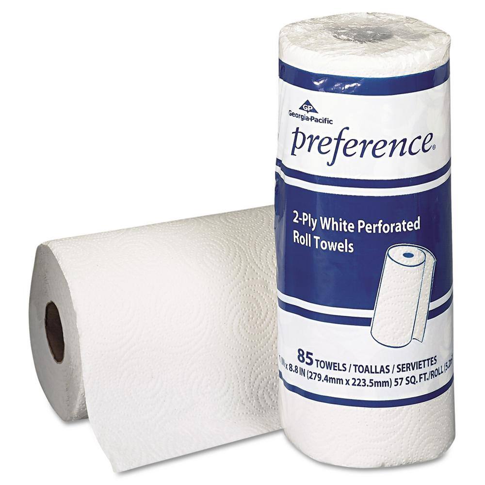 Georgia-Pacific Pacific Blue Select Perforated Paper Towel 8 45x11 White (85 Sheets per Roll 30 Rolls per Carton) GPC27385