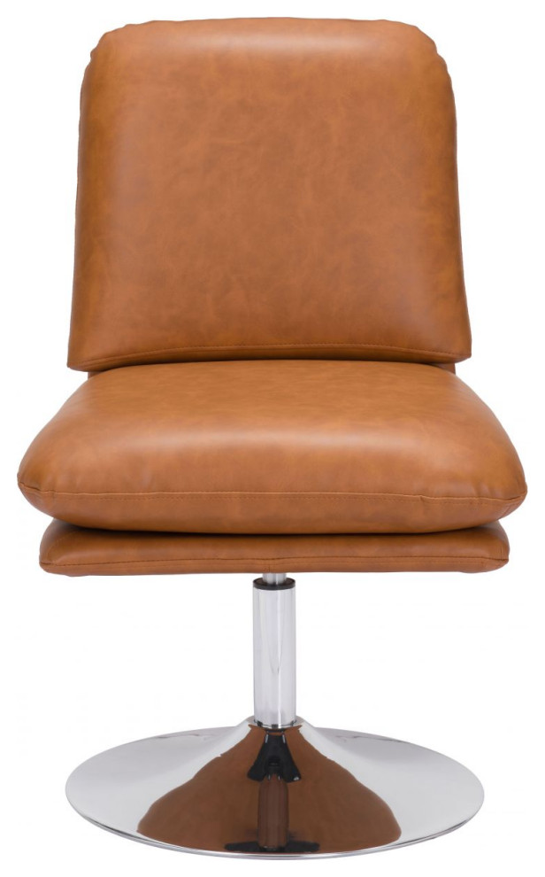 Rory Accent Chair Brown   Contemporary   Armchairs And Accent Chairs   by GwG Outlet  Houzz