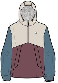 Moonlight Recycled Insulated Smock - Crushed Berry