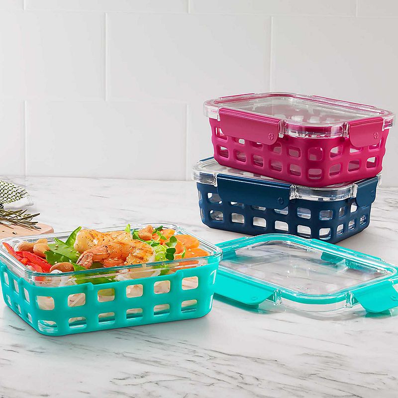 Ello DuraGlass 6-pc. Meal Prep Set