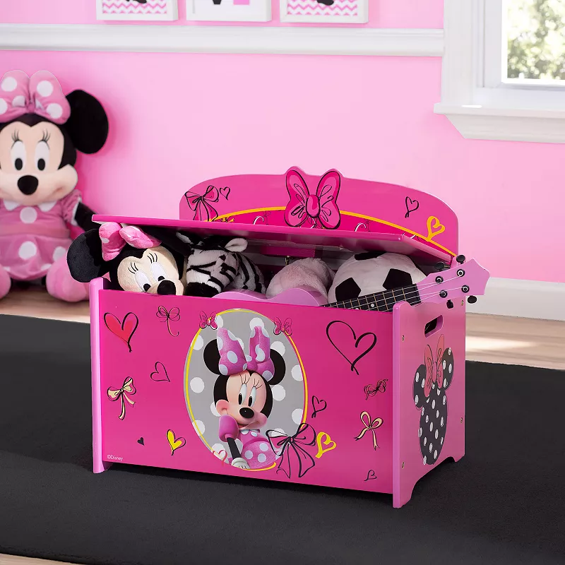 Disney's Minnie Mouse Deluxe Toy Box by Delta Children