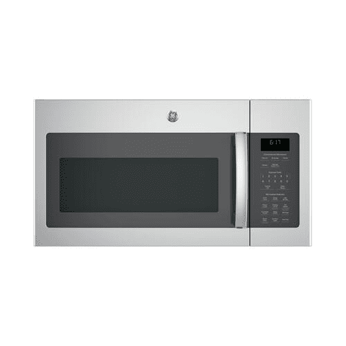 JVM6172SKSS 30 Over-the-Range Microwave Oven with 1.7 cu. ft. Capacity Two-speed 300-CFM Venting fan system 10 power levels Weight and time defrost and Add 30 seconds button in Stainless Steel