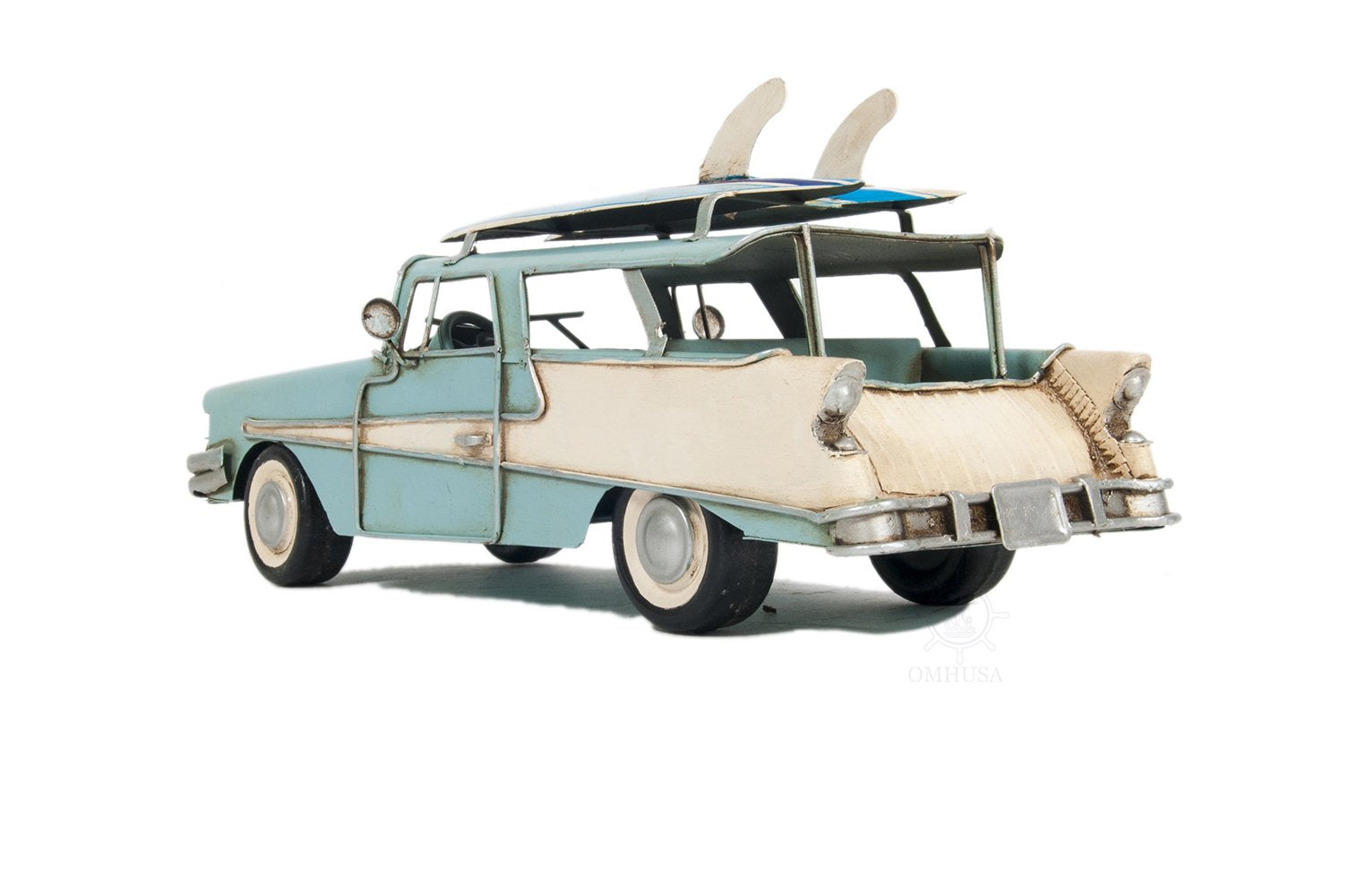 1957 Ford Country Squire Station Wagon Blue by Xoticbrands - Veronese Size (Small)