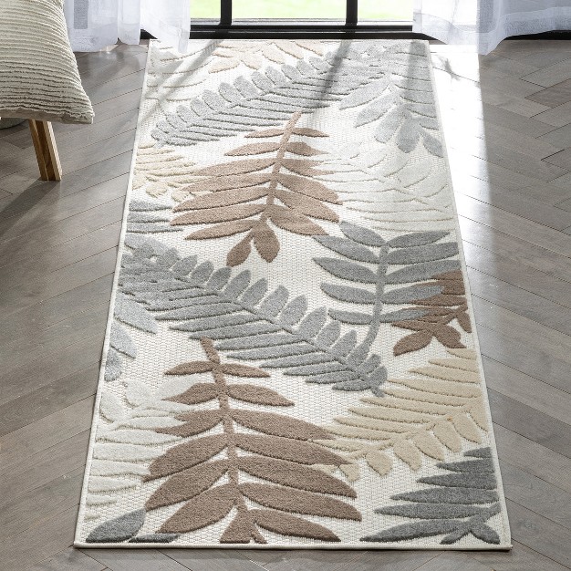 Well Woven Mariah Oriental Medallion Indoor Outdoorhigh low Pile Area Rug