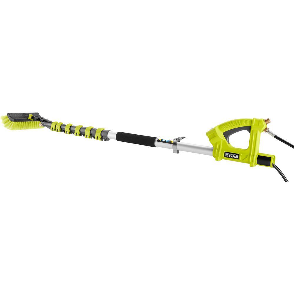 RYOBI 18 ft. Extension Pole with Brush for Pressure Washer RY31EP26