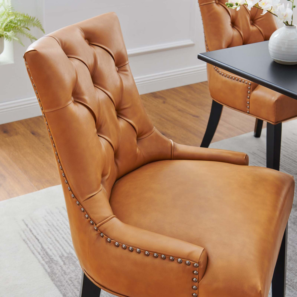 Modway Regent Vinyl Dining Chair   Transitional   Dining Chairs   by Modway  Houzz