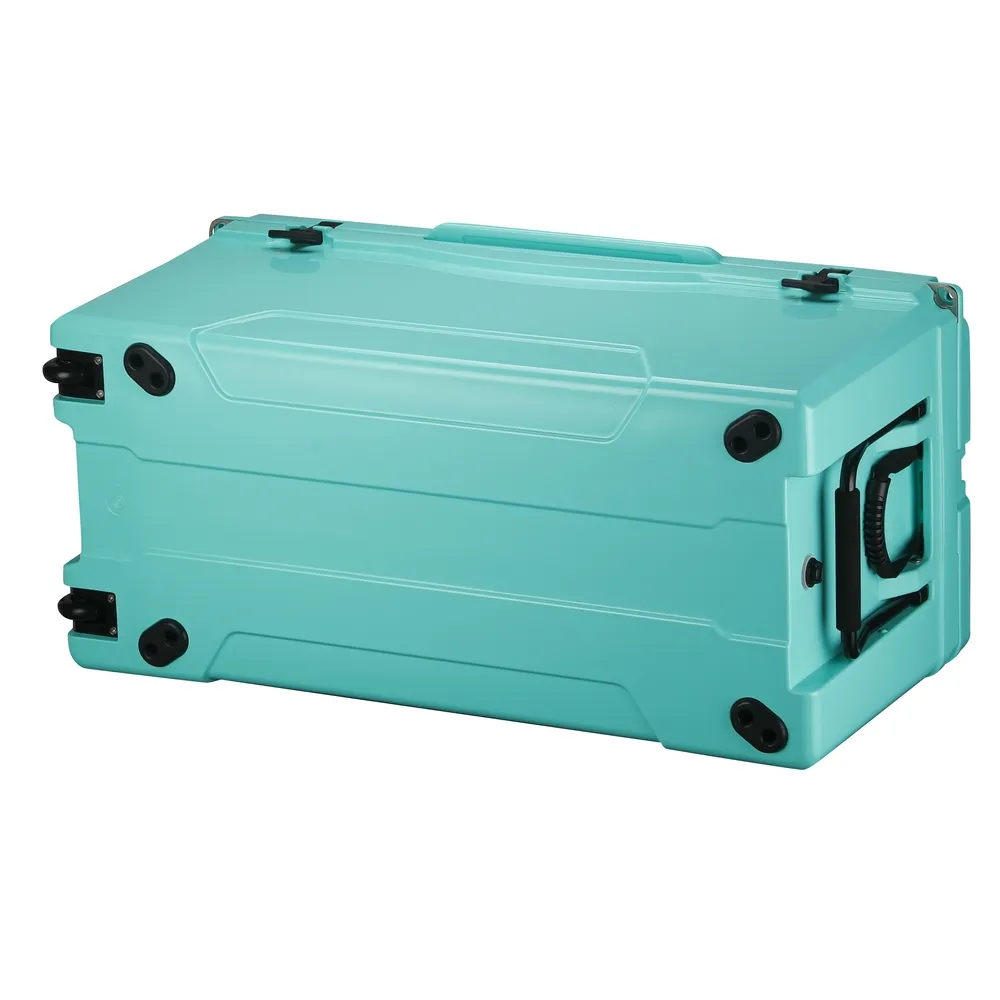 135L large rotomold cooler box with wheels rolling cooler box big wheeled cooler