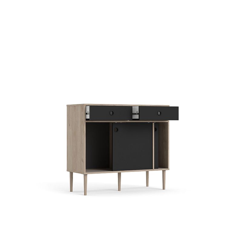 Tvilum 2 Drawer Sideboard with 2 Sliding Doors