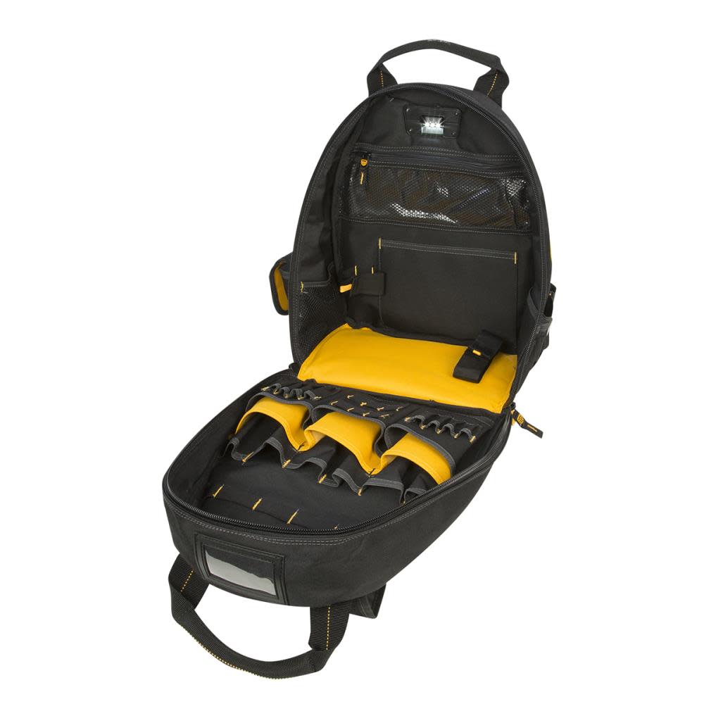 57 Pocket Lighted Tool Backpack