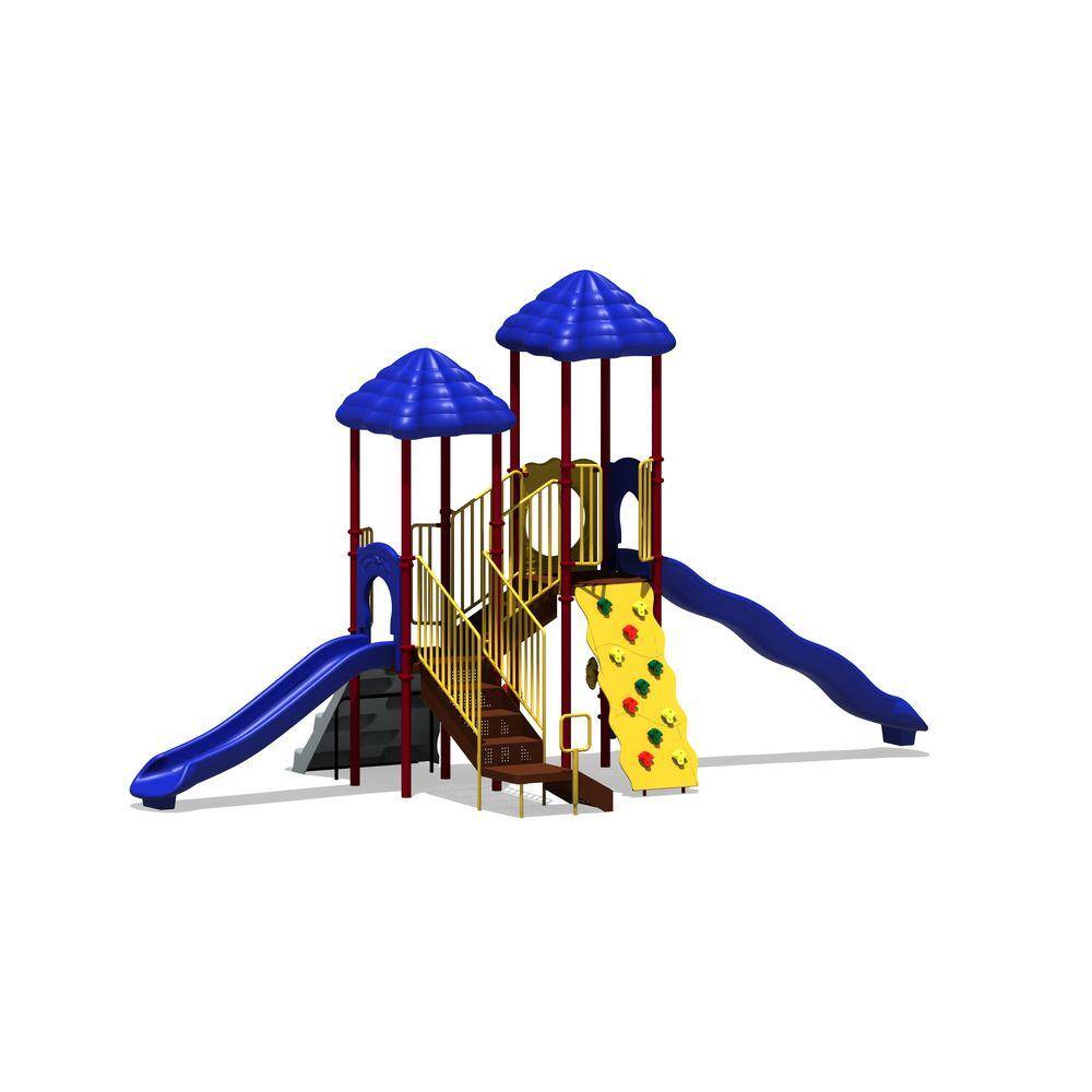 Ultra Play UPlay Today Bighorn Playful Commercial Playset with Ground Spike UPLAY-008-P