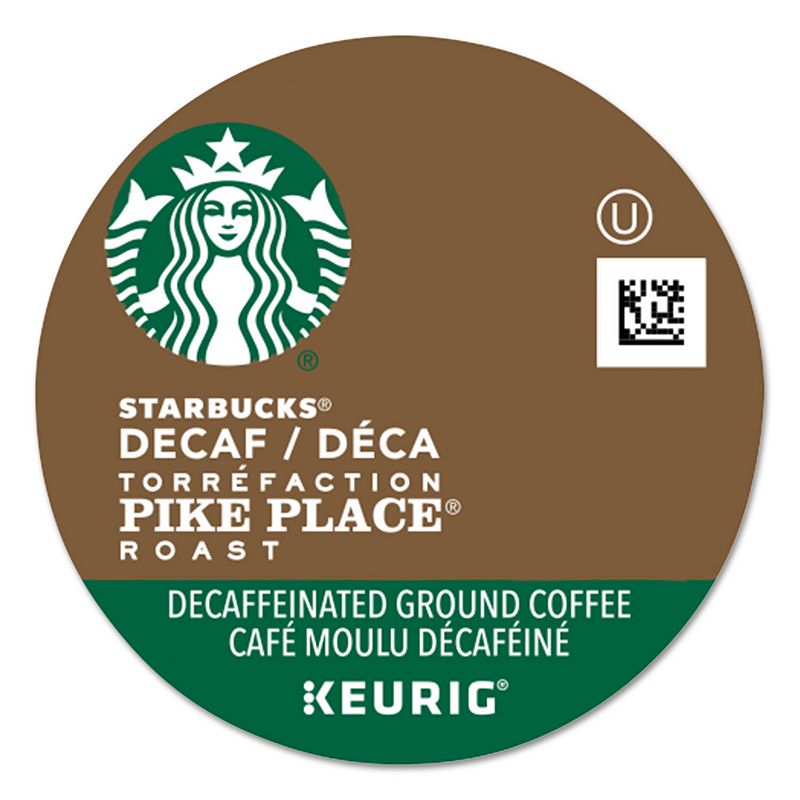 Starbucks Pike Place Decaf Coffee， Keurig? K-Cup? Pods， Medium Roast - 24-pk.