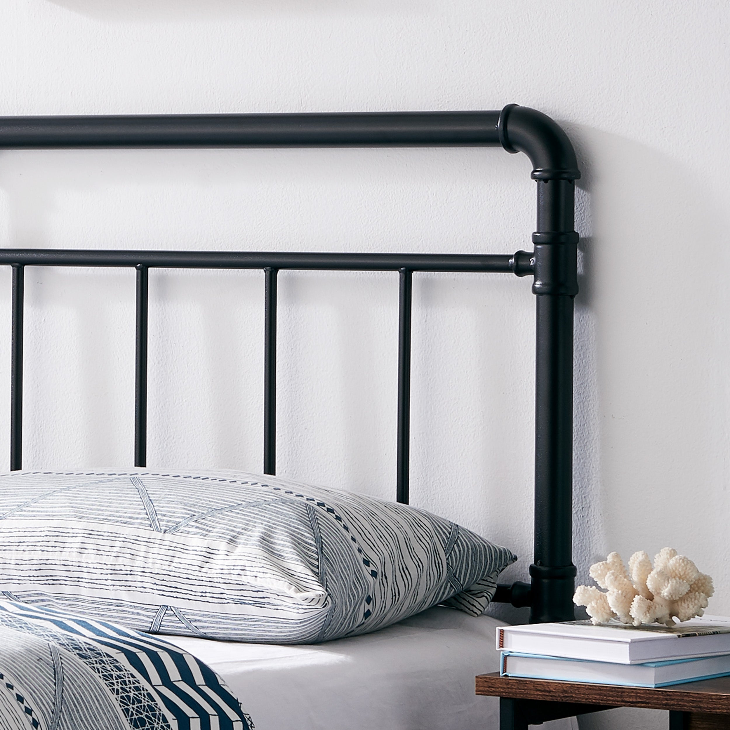 Ina Contemporary Iron Headboard