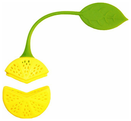 Modern Home Citrus Lemon Silicone Loose Tea Infuser   Tea Infusers And Strainers   by Vandue  Houzz