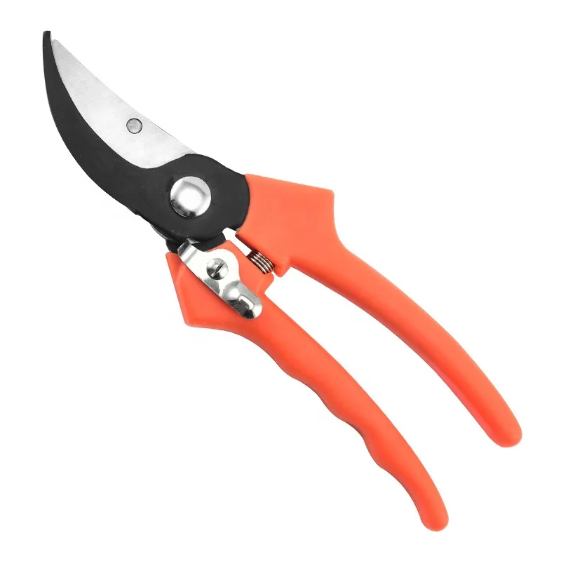 Durable garden scissors soft feeling handle trimming scissors hand pruner shears with SK5 blade