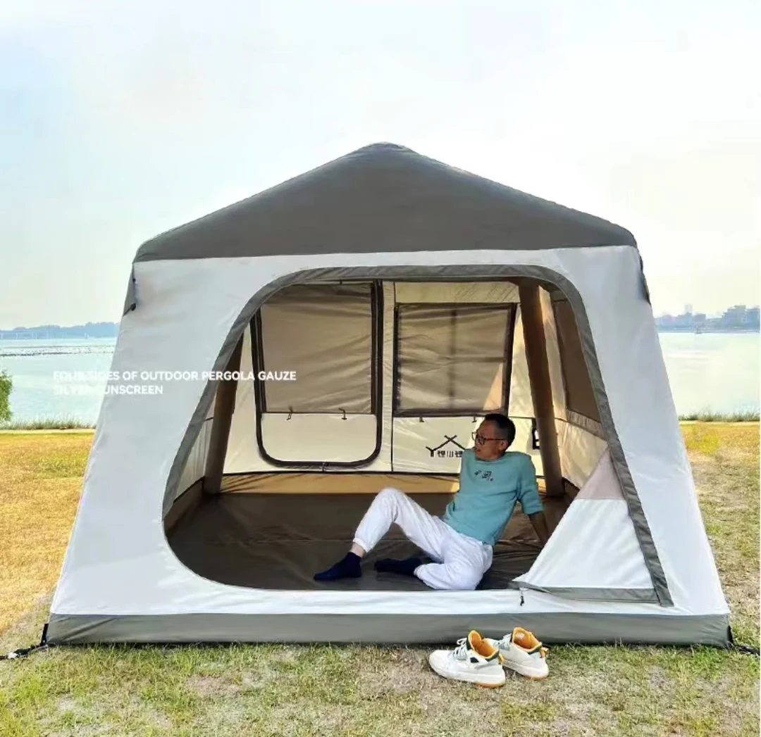 New design Inflatable Tent Quick Set Up Air Tent Large Space Air Poled Tents For 1 2 Persons