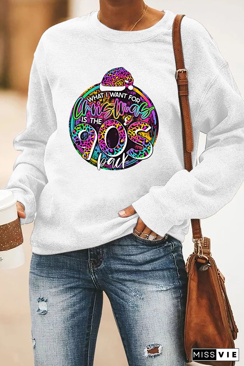 What I Want For Christmas Is The 90's Back Sweatshirt Wholesale