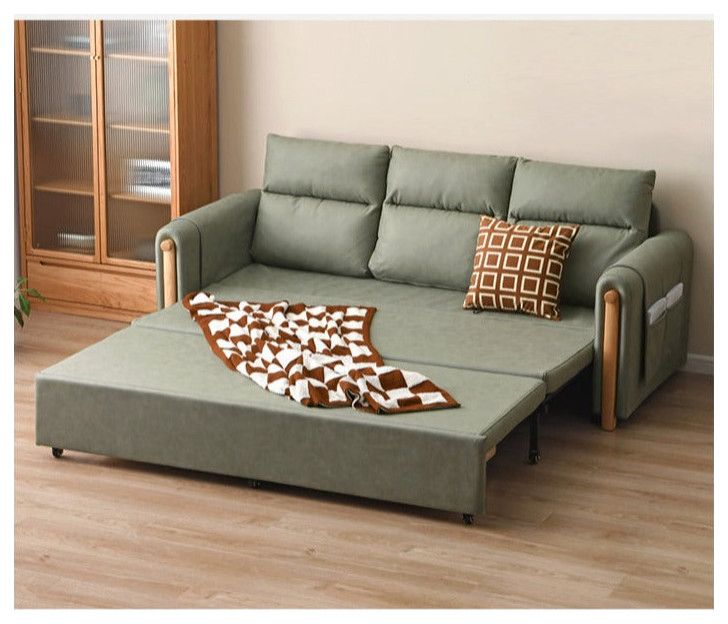 North American Fabric Sleeper Sofa WIth Storage   Transitional   Sleeper Sofas   by GVAwood  Houzz