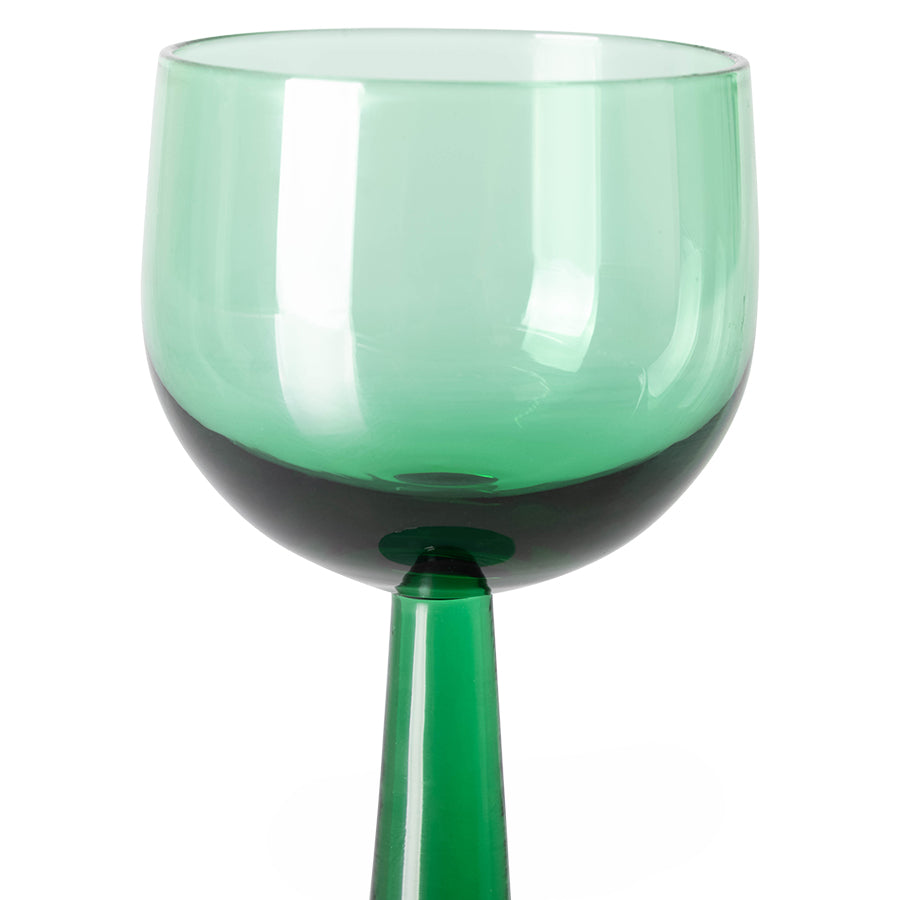 The Emeralds - Fern green wine glass tall (set of 4)