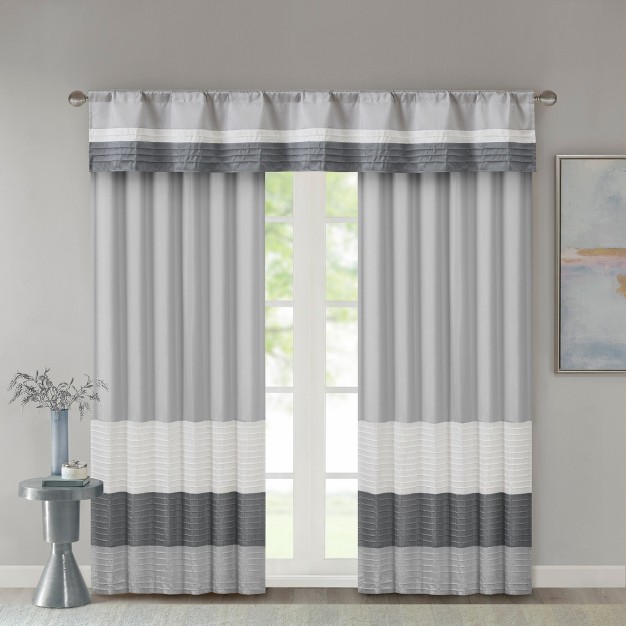 Salem Polyoni Pintuck Window Valance Madison Park