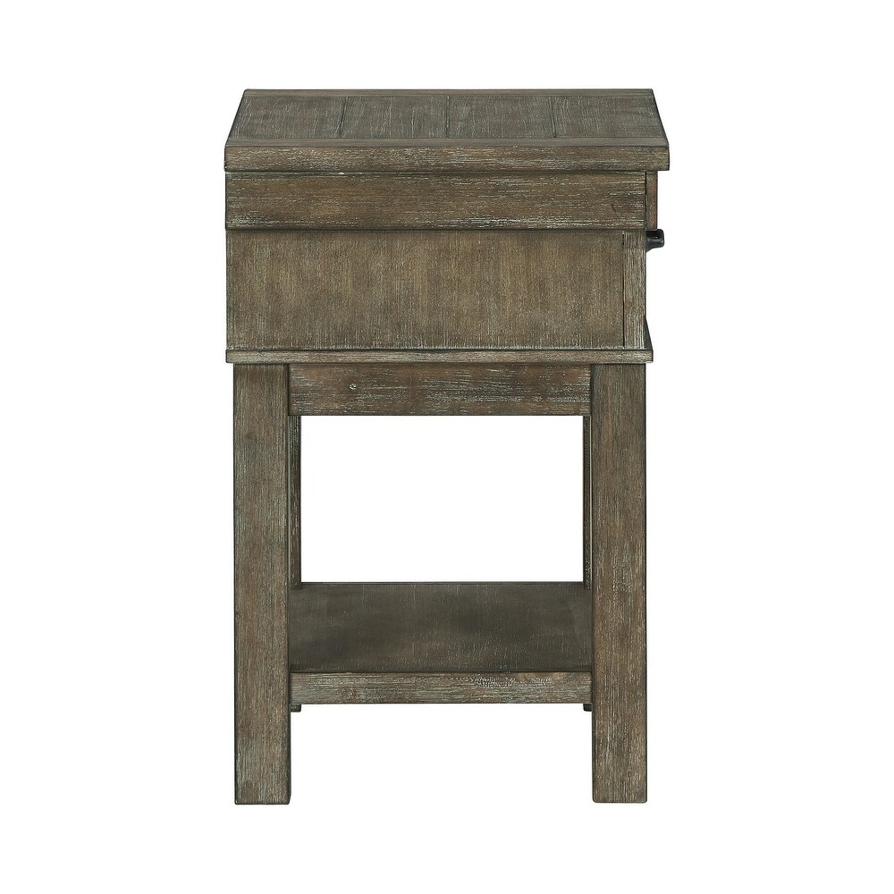 Signature Design by Ashley Shamryn Woodgrain 1 drawer Nightstand