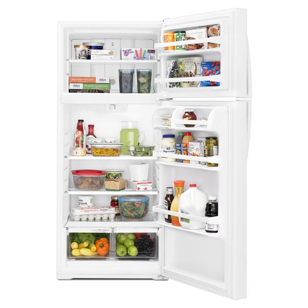 Whirlpool 16 cu. ft. Top Freezer Refrigerator in White WRT106TFDW