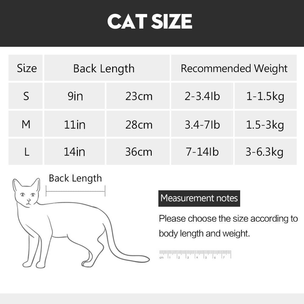 Dotoner Cat Recovery Suit for Abdominal Wounds or Skin Diseases， after Surgery Wear， E-Collar Alternative， Anti Licking Wounds Pajama Suit for Cats (L，light grey)