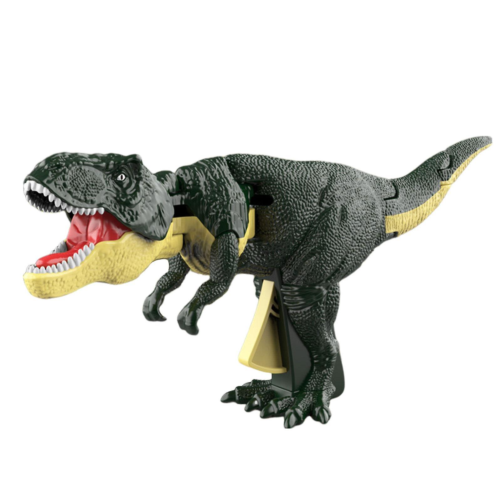 Dinosaur Robot Figure Simulated Dinosaur Toy For Desktop Party Birthday Gift Green