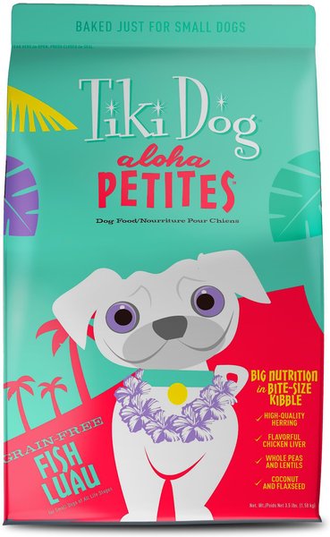 Tiki Dog Aloha Petites Fish Luau Grain-Free Dry Dog Food