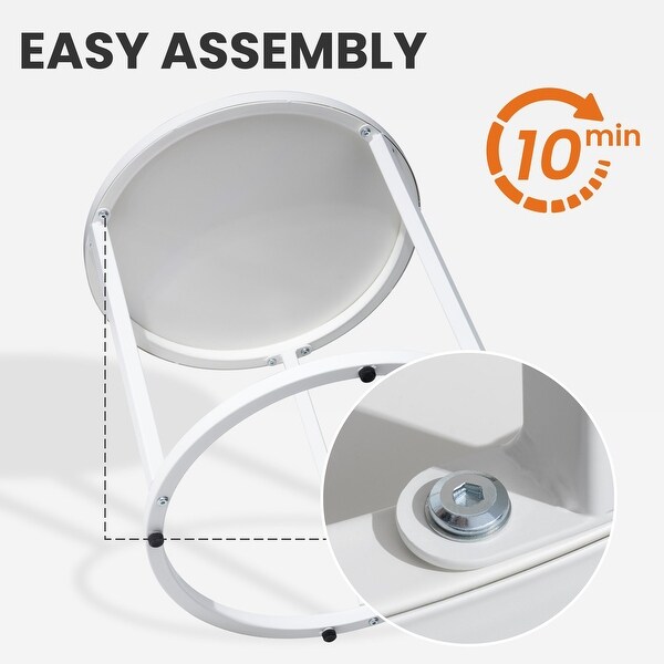 Crestlive Products Metal Round Side Table