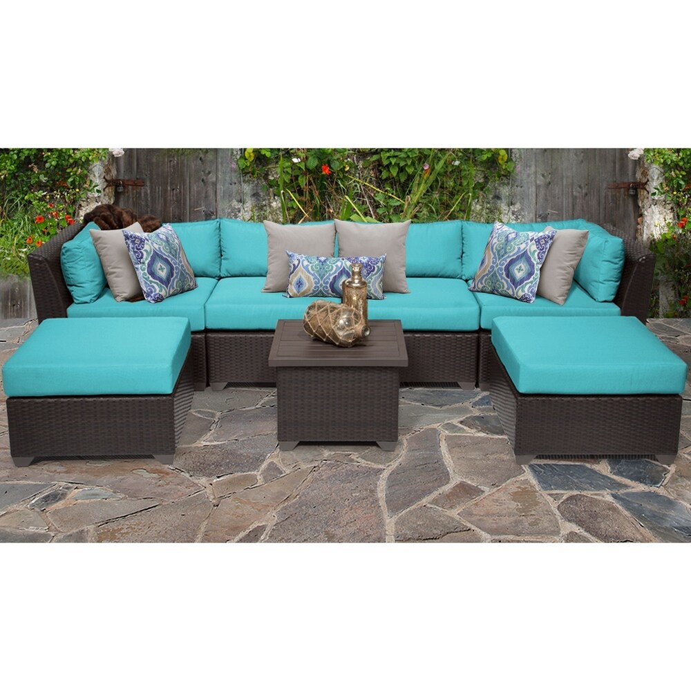 Barbados 7 Piece Outdoor Wicker Patio Furniture Set 07a