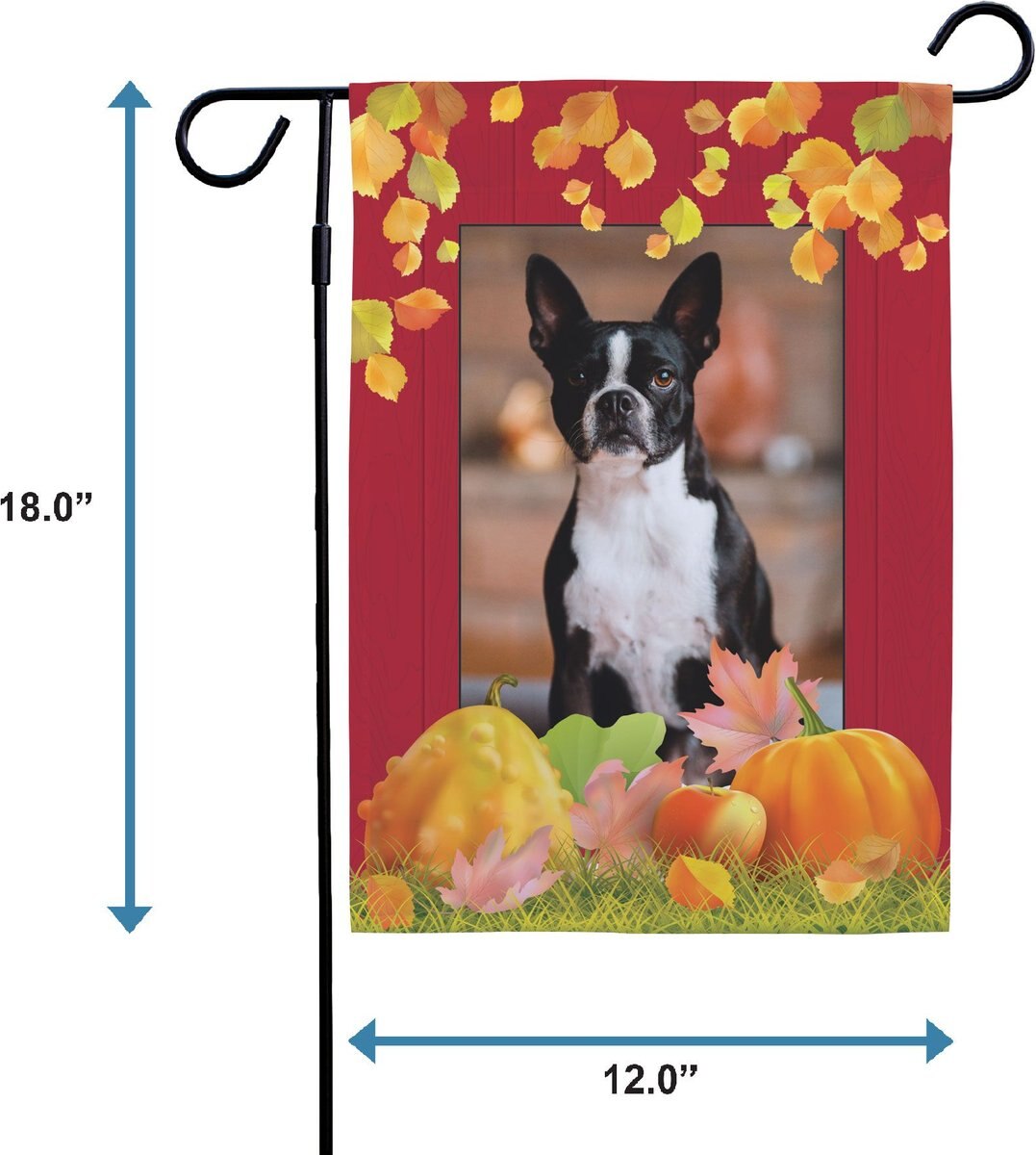 Frisco Personalized Double Sided Printed Fall Garden Flag