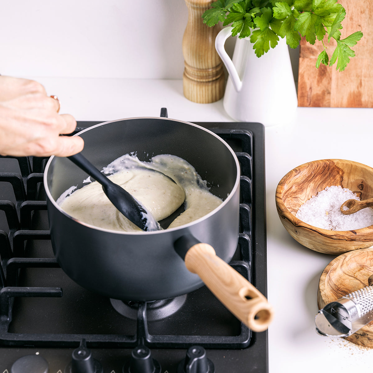 Hudson Ceramic Nonstick 3-Quart Saucepan