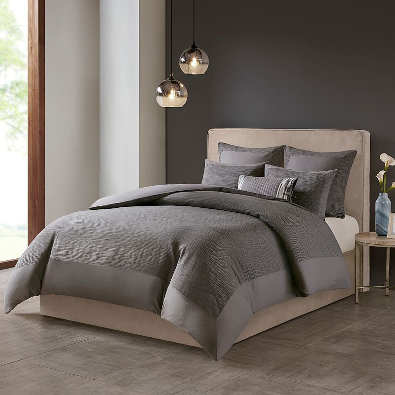 N Natori Cotton Blend 3-piece Duvet Cover Set with Shams