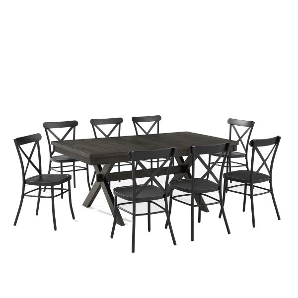 Hayden 9Pc Dining Set W/Camille Chairs