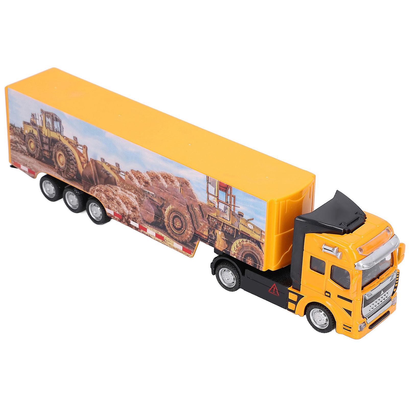 Container Truck Toy Alloy Simulation Mini Child Vehicle Model For Collection Decoration