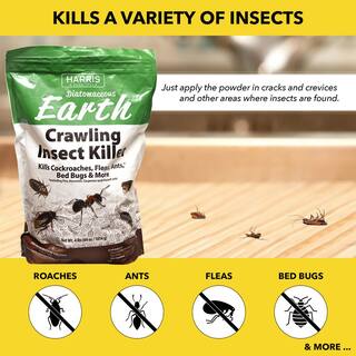 Harris 64 oz. Diatomaceous Earth Crawling Insect Killer (2-Pack) 2DECRAWL-64