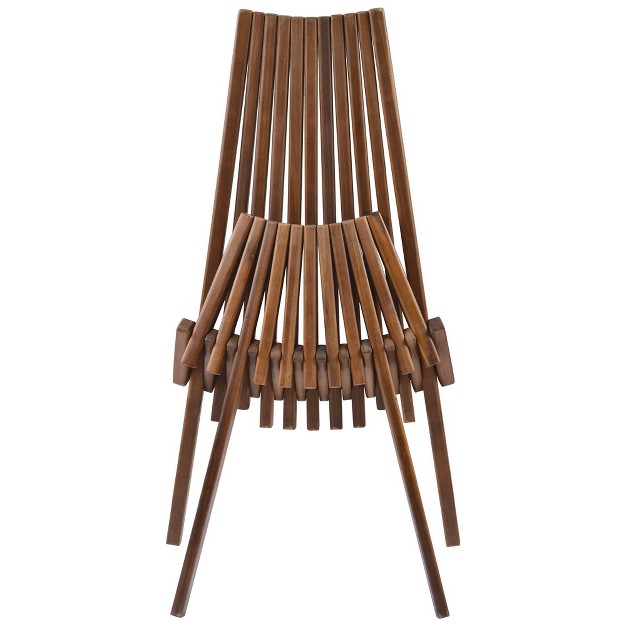 Folding Wood Chair Natural Wellfor