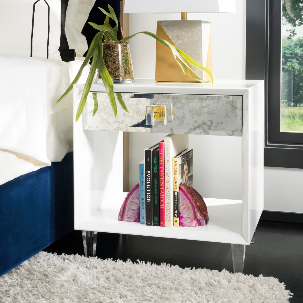 Safavieh Couture Aurelia Eglomise Side Table   Contemporary   Side Tables And End Tables   by Safavieh  Houzz