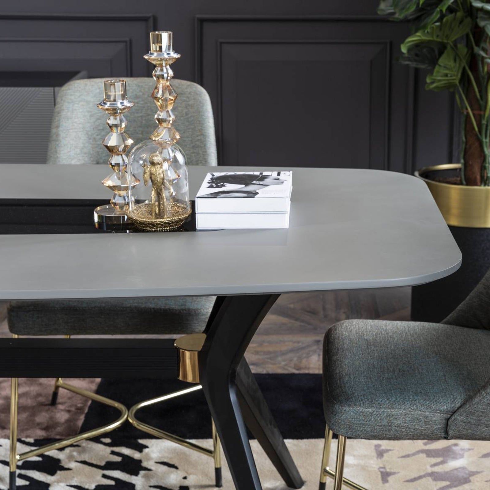 Grey Dining Table  Diva015-Dt