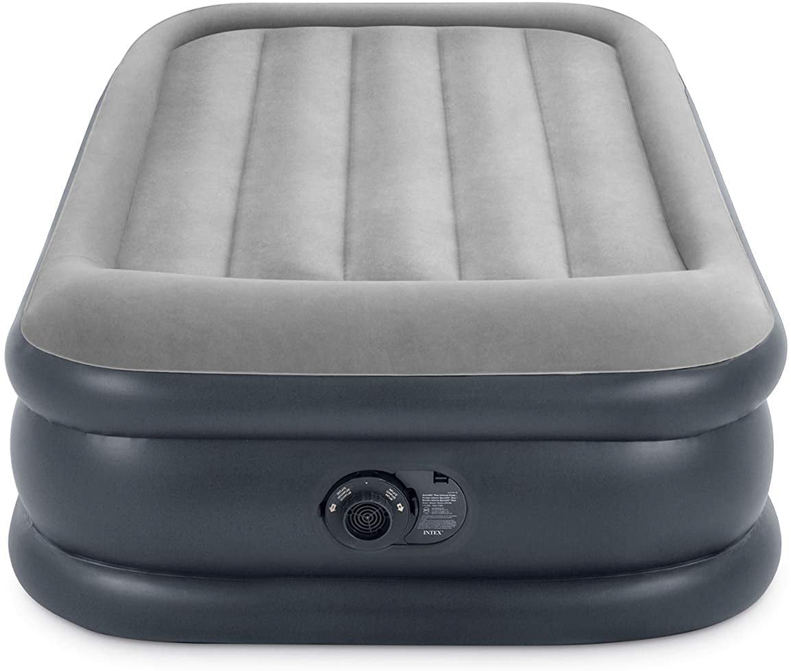 Intex Dura-Beam Series Pillow Rest Raised Air Mattress with Internal Pump