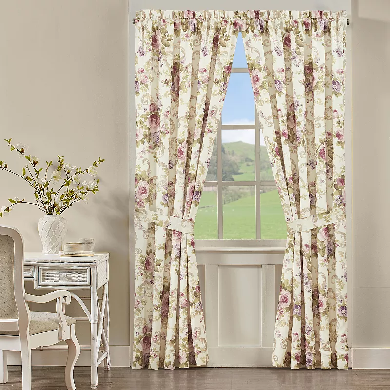 Royal Court Chambord Lavender Window Curtain Set