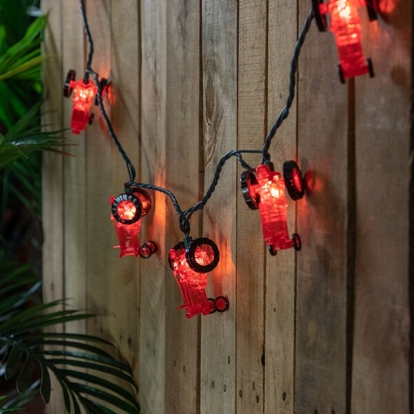 Red Tractor Indoor Outdoor Patio Light Set