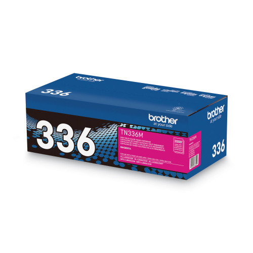 Brother TN336M High-Yield Toner， 3，500 Page-Yield， Magenta