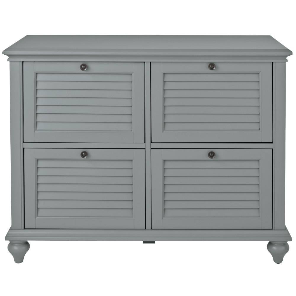 Home Decorators Collection Hamilton Grey 4-Drawer File Cabinet 9786800270