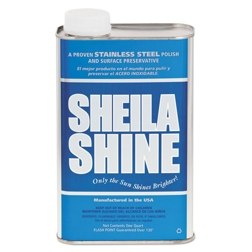 Sheila Shine Stainless Steel Cleaner and Polish | 1qt Can | SHE2